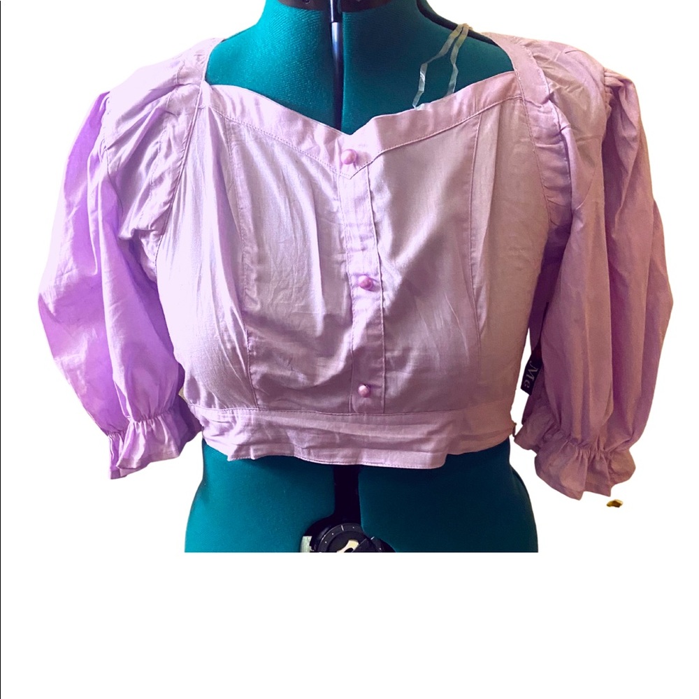 Iky and Me Purple Crop Top